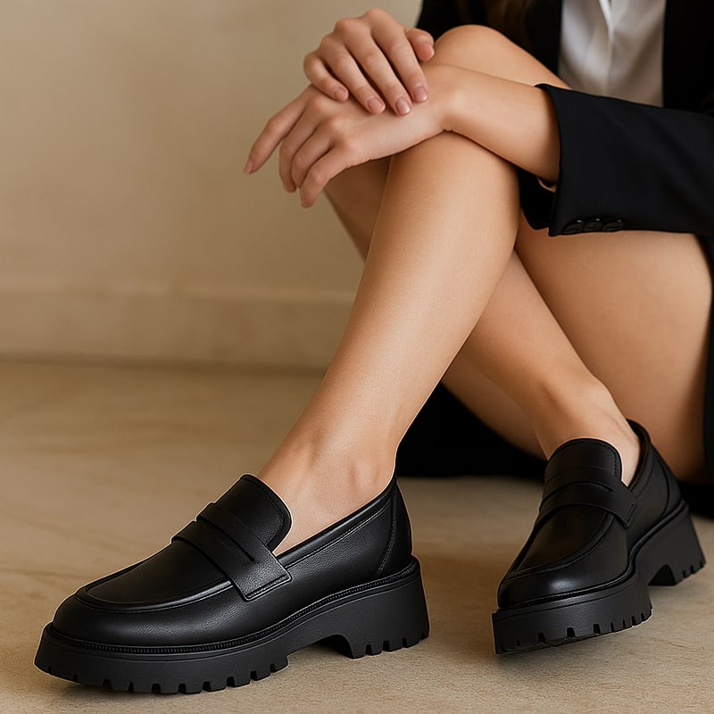 Rosalie — Mocassins en Cuir
