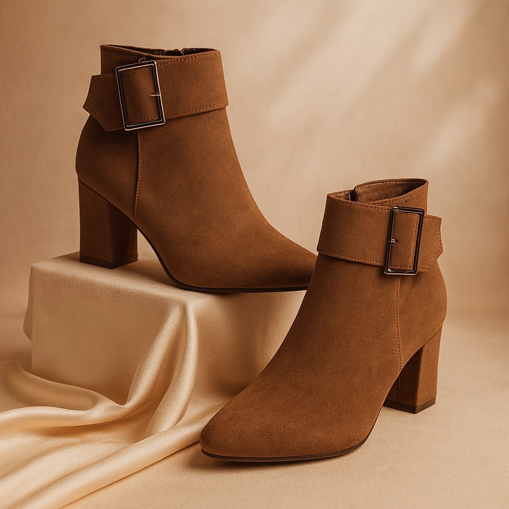 Geneviève — Botte à Boucle en Daim