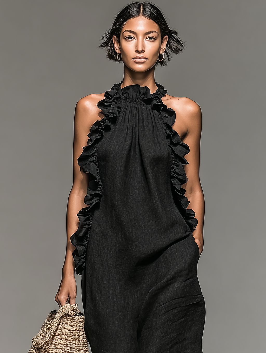 Cécile — Robe Maxi avec Poches