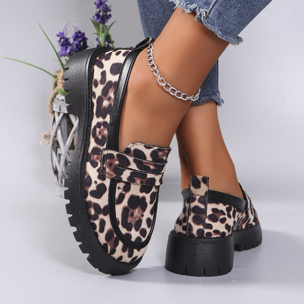 Émilie — Mocassins Imprimé Léopard