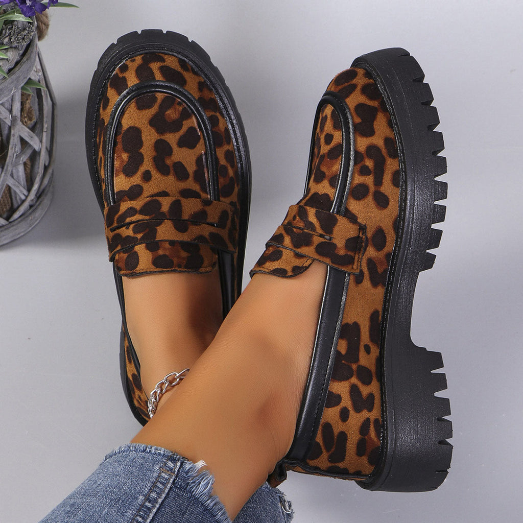 Émilie — Mocassins Imprimé Léopard