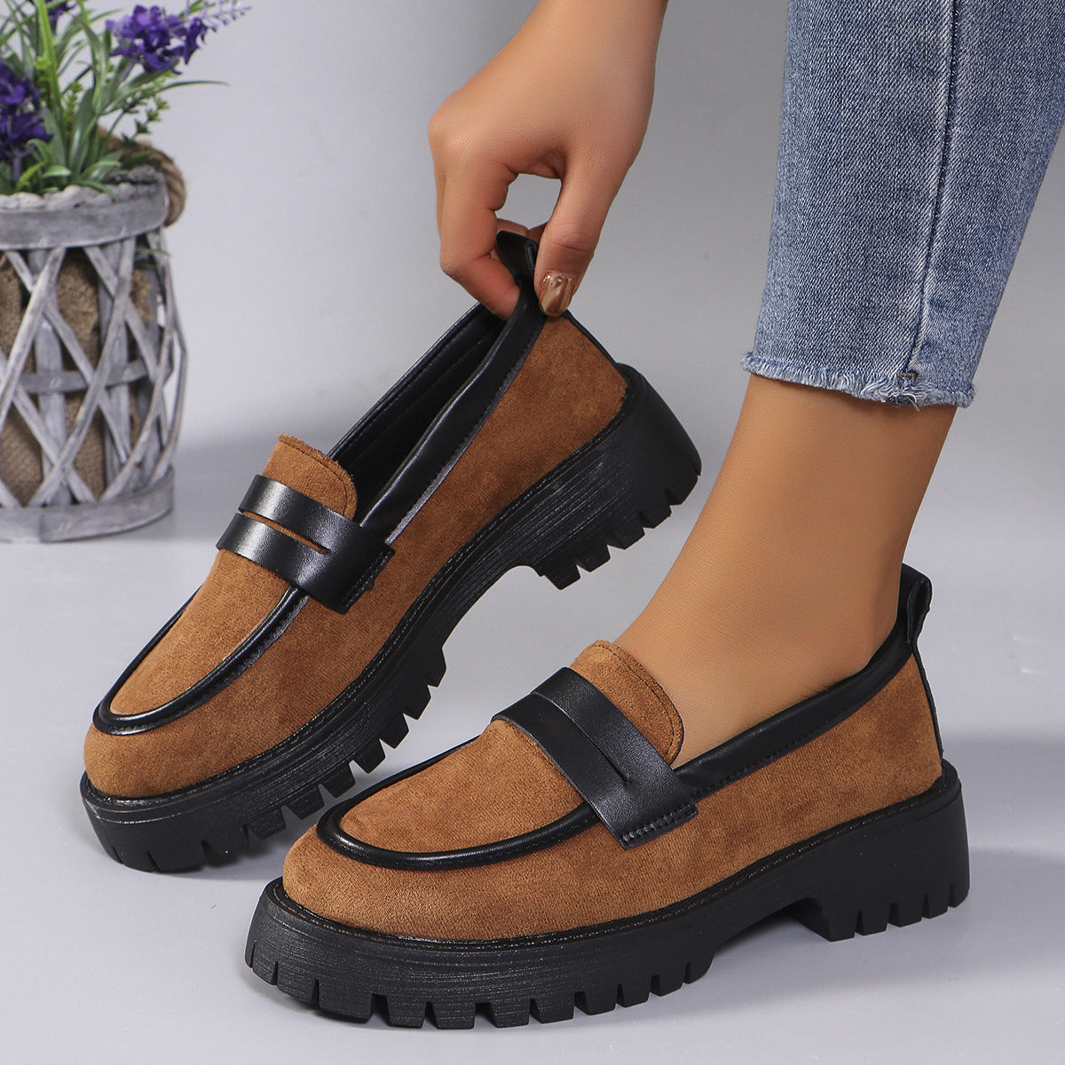Émilie — Mocassins Imprimé Léopard