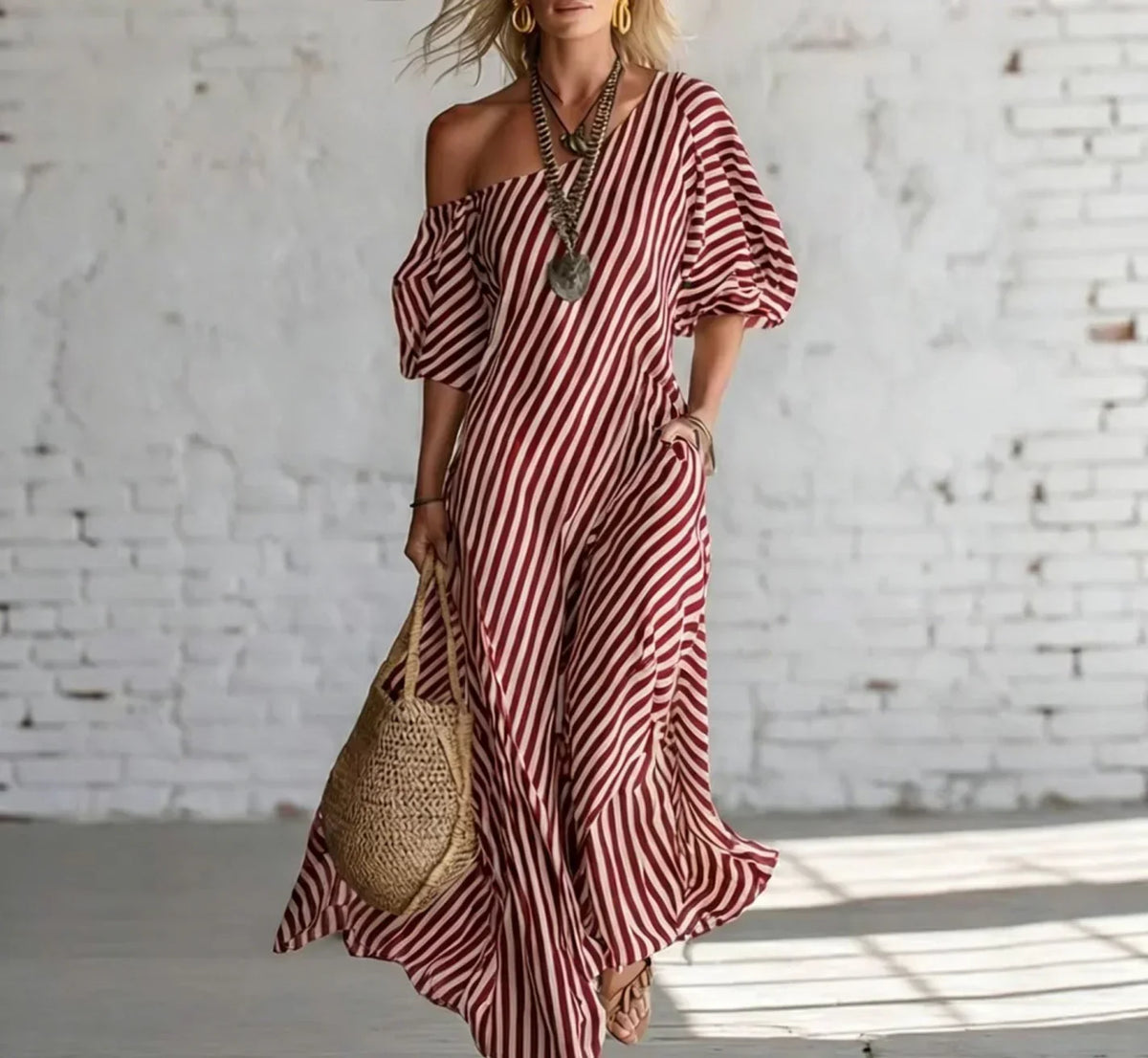 Constance — Robe Maxi Style Côtier