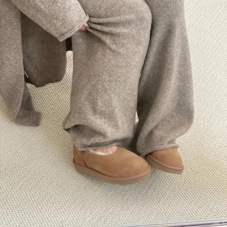 Ghislaine — Mocassins en Fourrure Douce