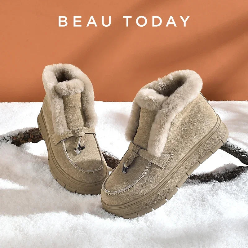 Colette — Bottes d'Hiver en Daim