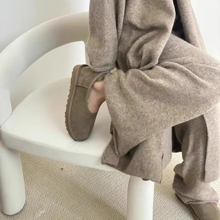 Ghislaine — Mocassins en Fourrure Douce