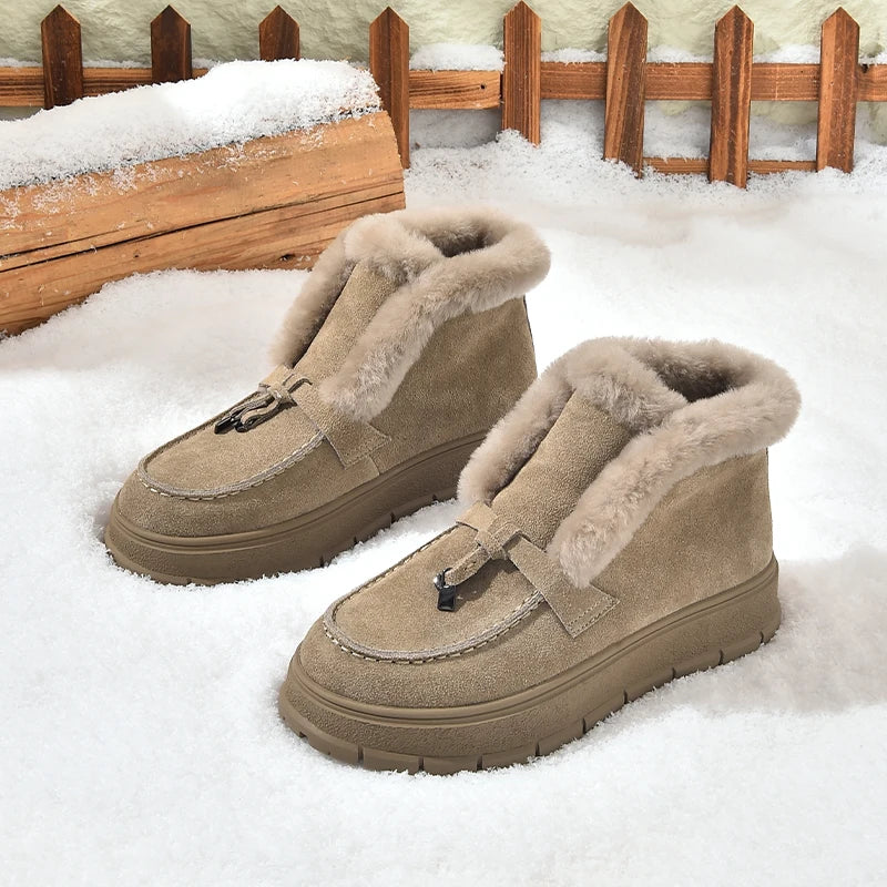 Colette — Bottes d'Hiver en Daim