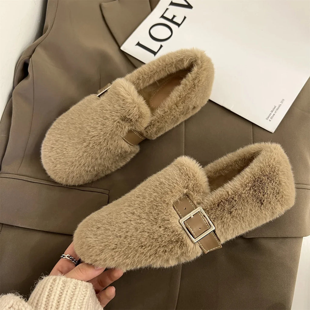 Océane — Mocassins en Fourrure Douillets