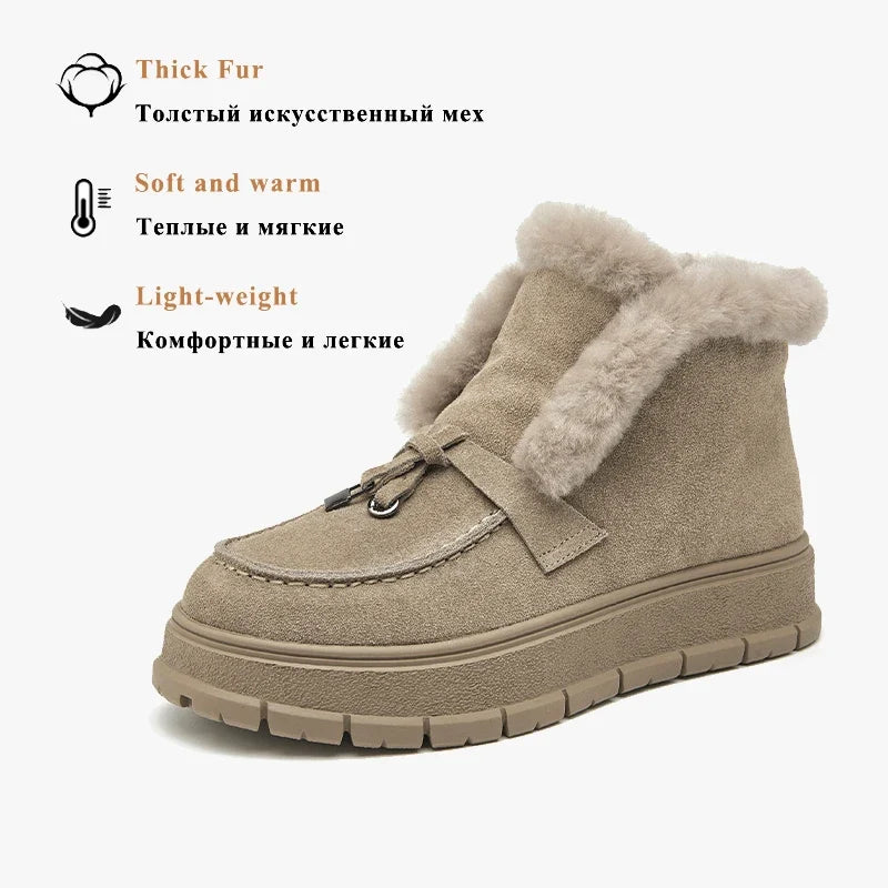 Colette — Bottes d'Hiver en Daim