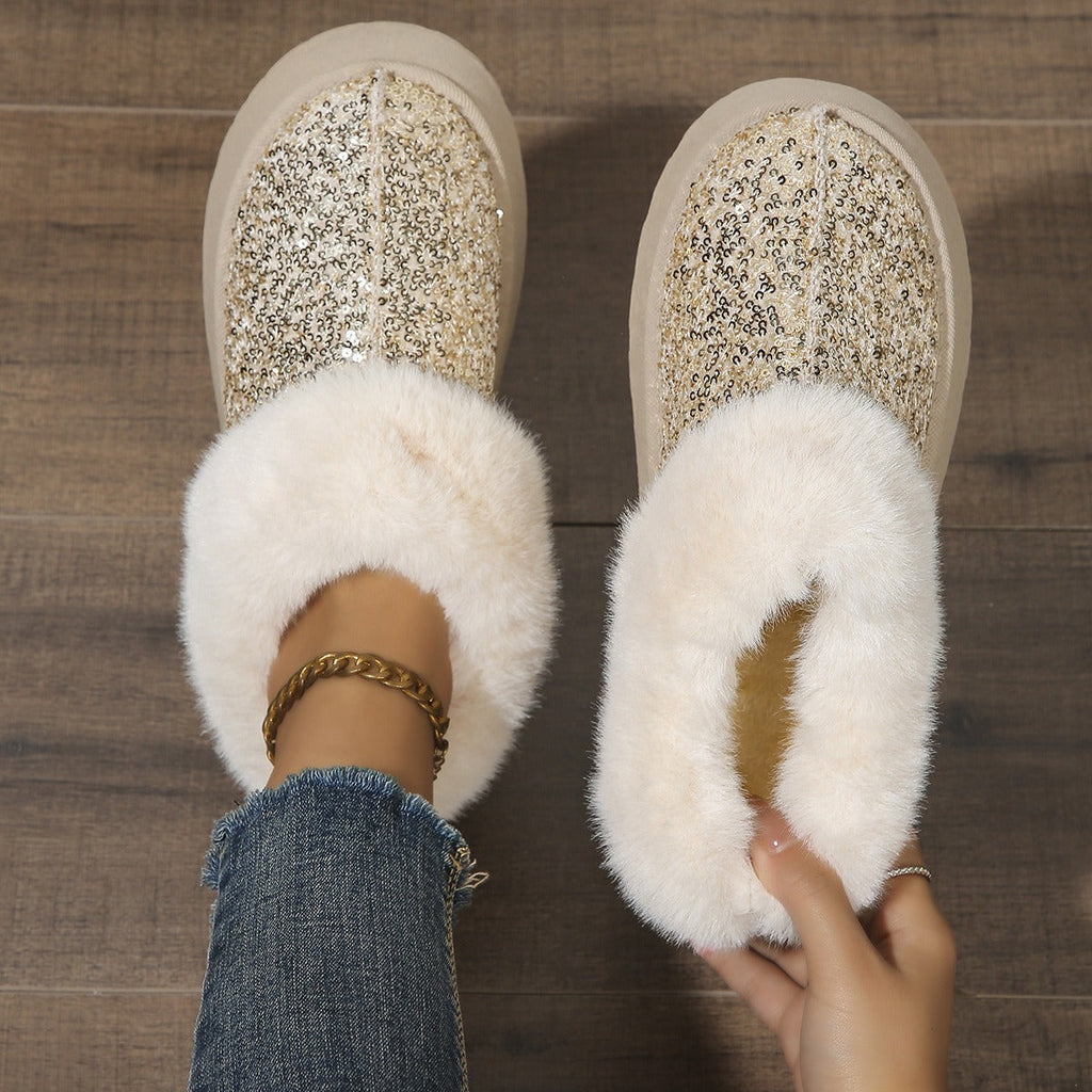 Chloé — Bottes Plateformes en Fourrure