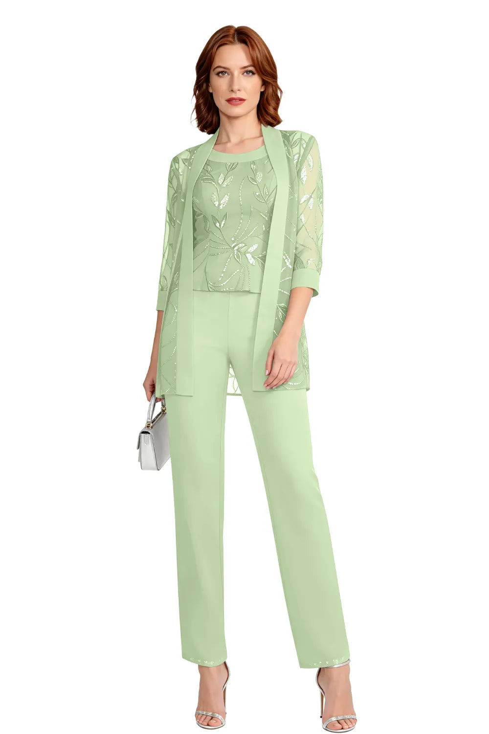 Colombe — Tailleur Pantalon en Mousseline