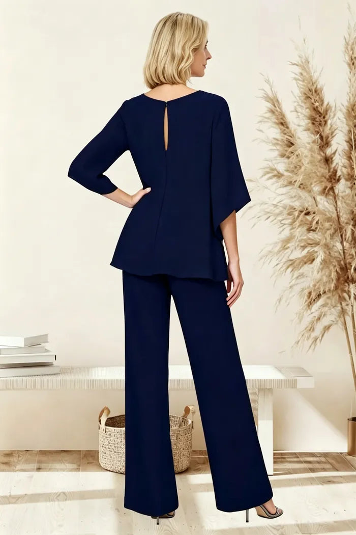 Zoé — Tailleur Pantalon Décontracté Élégant