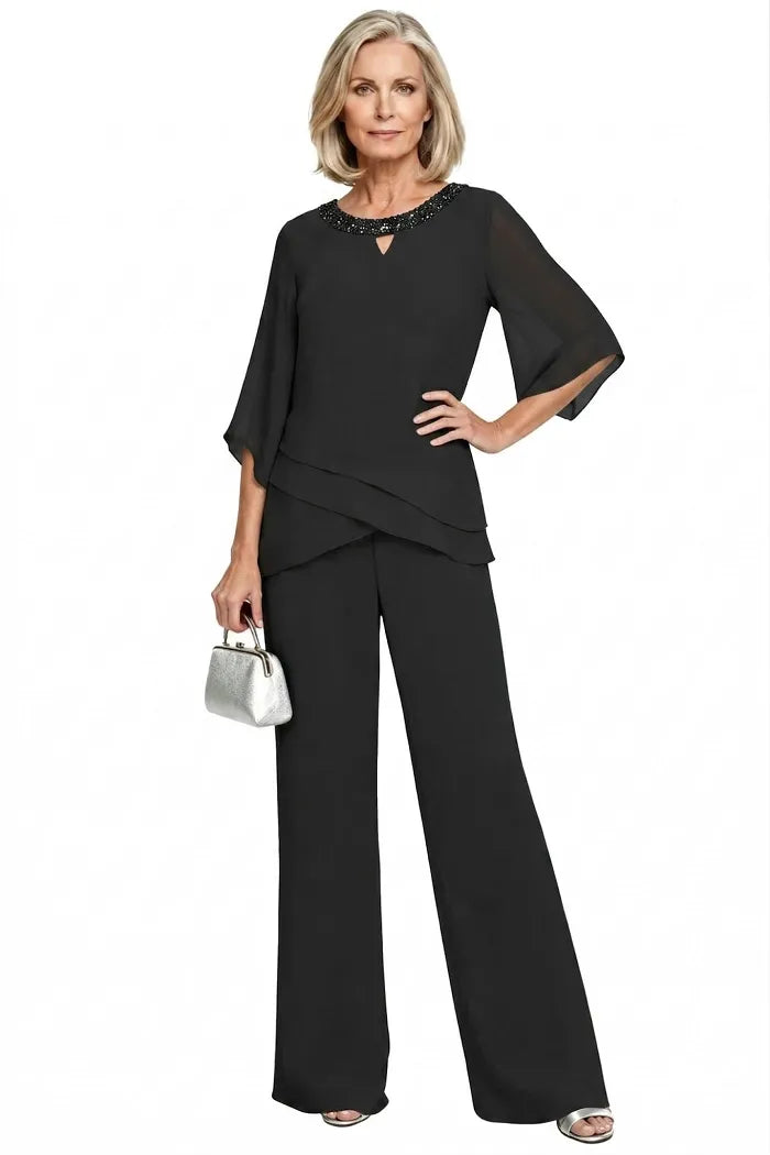 Zoé — Tailleur Pantalon Décontracté Élégant