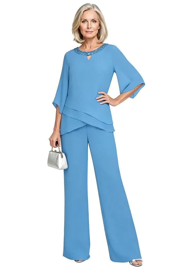 Zoé — Tailleur Pantalon Décontracté Élégant