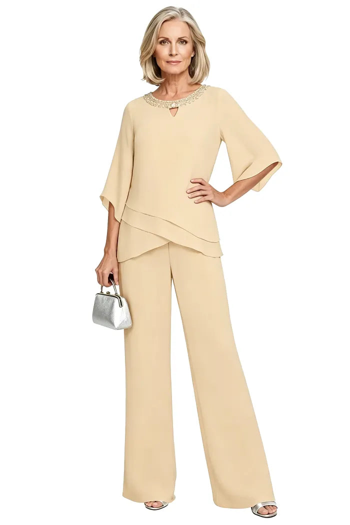Zoé — Tailleur Pantalon Décontracté Élégant
