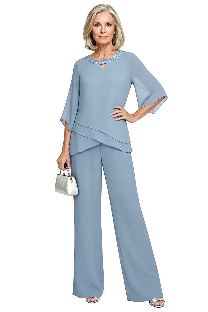 Zoé — Tailleur Pantalon Décontracté Élégant