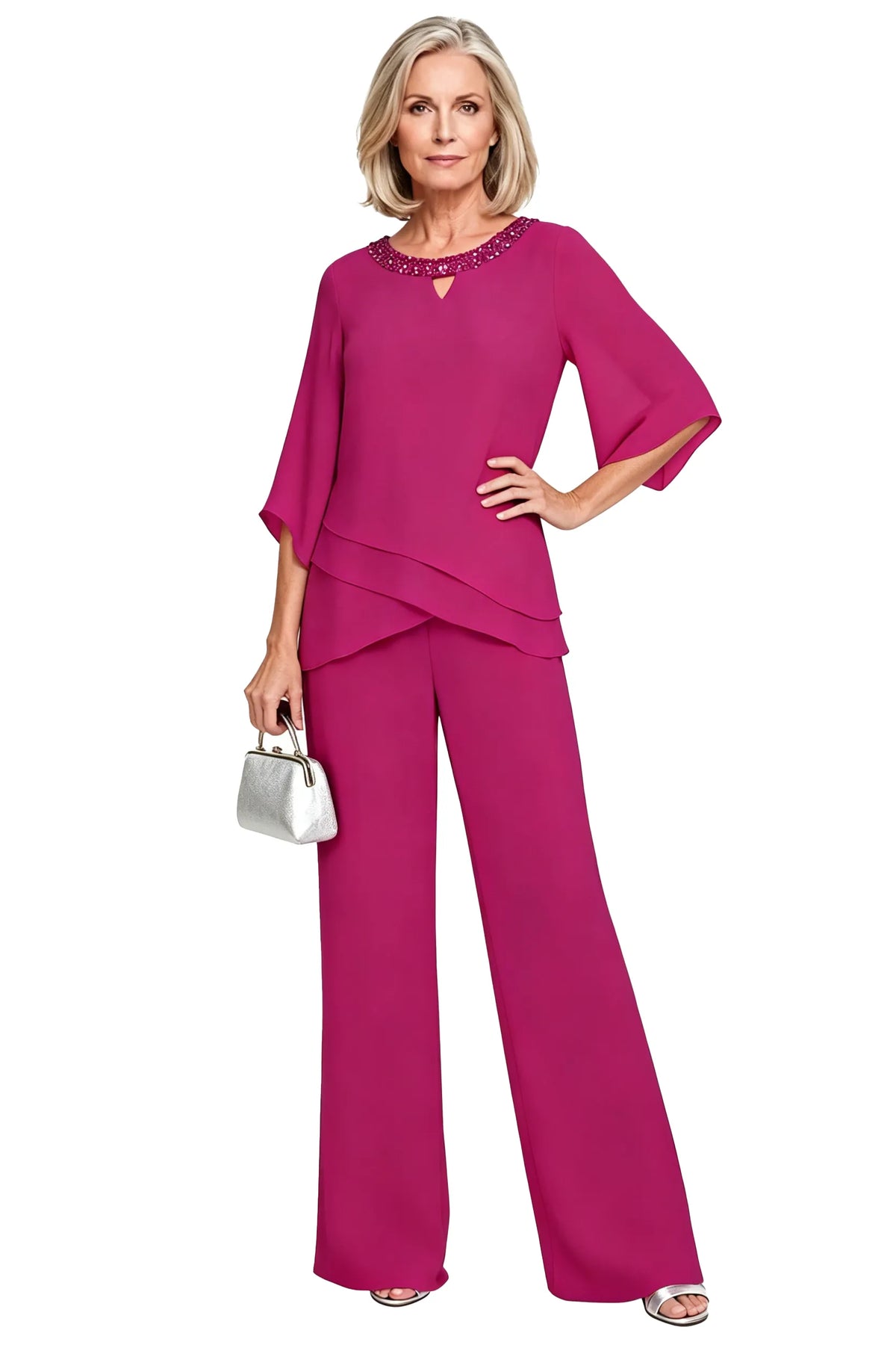 Zoé — Tailleur Pantalon Décontracté Élégant