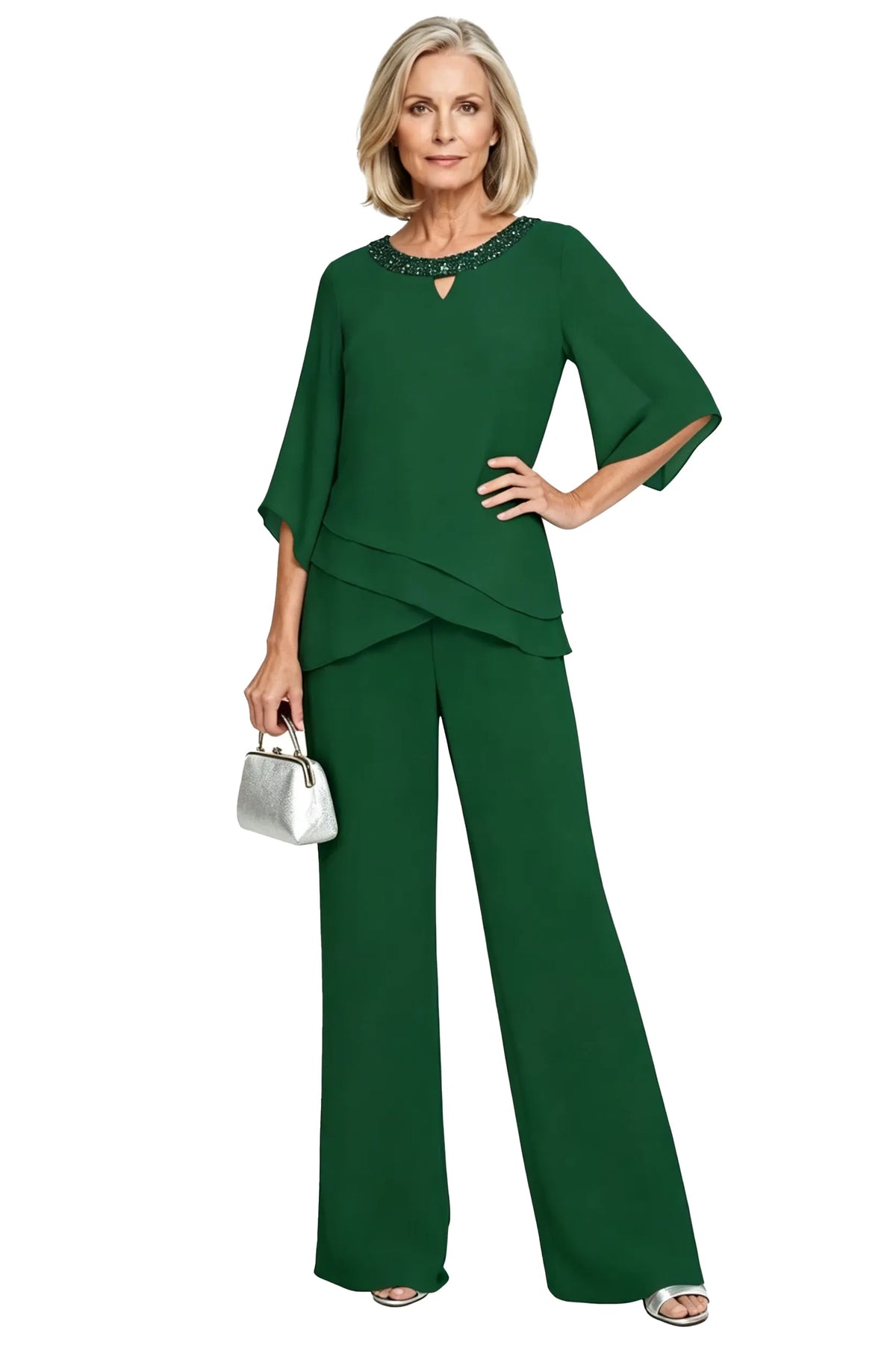 Zoé — Tailleur Pantalon Décontracté Élégant