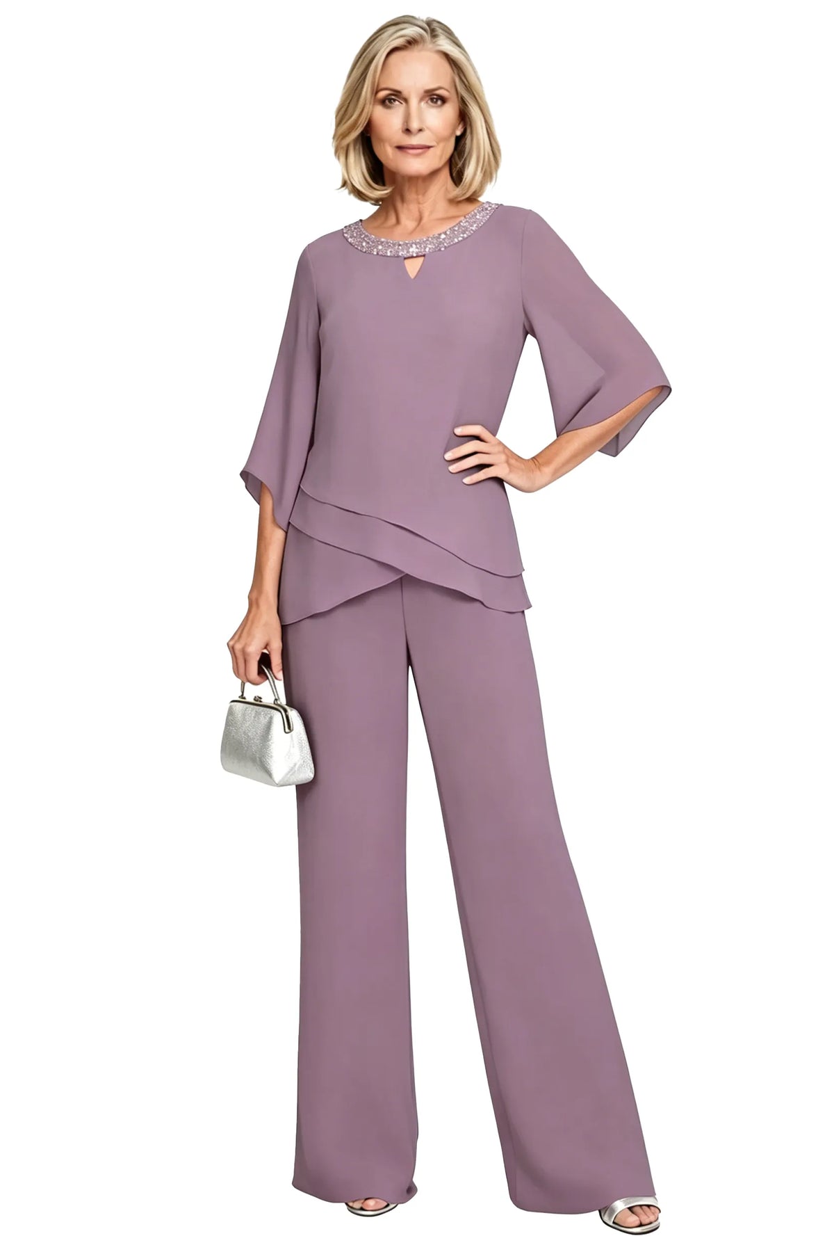 Zoé — Tailleur Pantalon Décontracté Élégant
