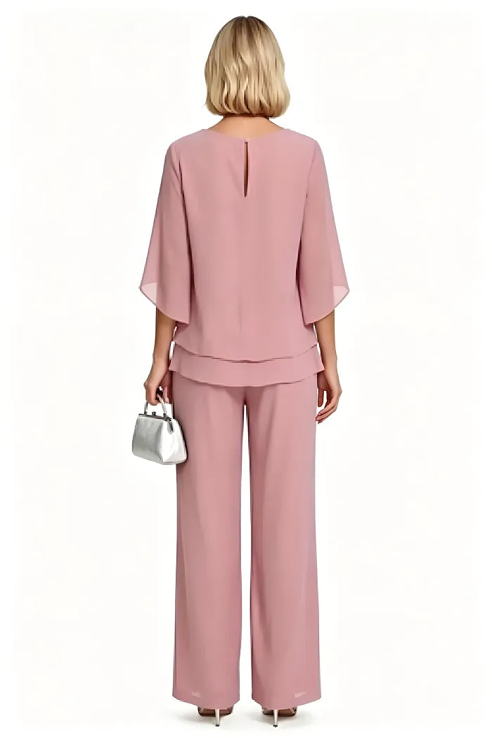 Zoé — Tailleur Pantalon Décontracté Élégant