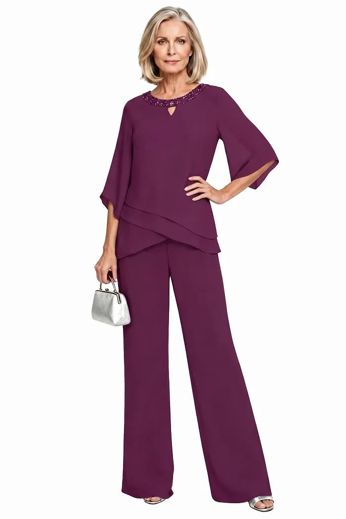 Zoé — Tailleur Pantalon Décontracté Élégant