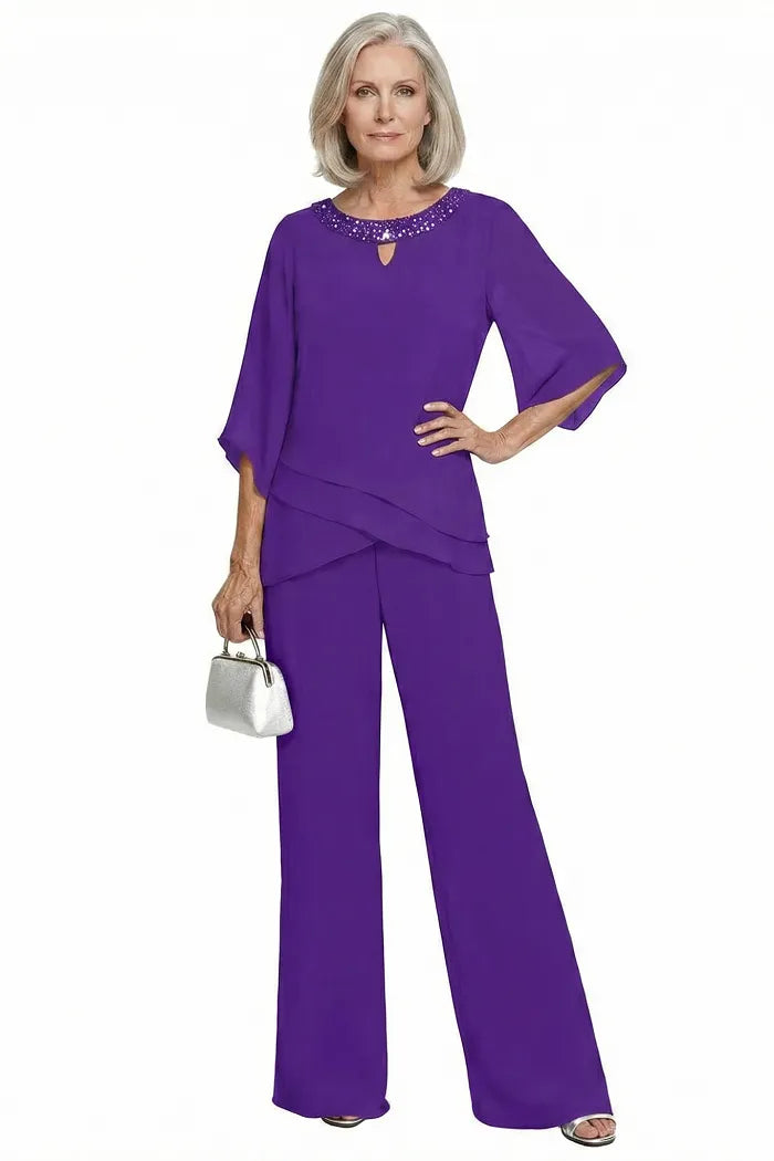 Zoé — Tailleur Pantalon Décontracté Élégant