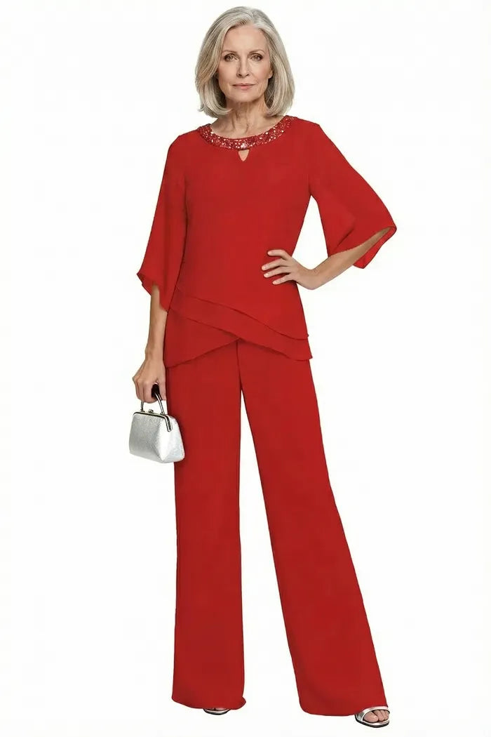 Zoé — Tailleur Pantalon Décontracté Élégant