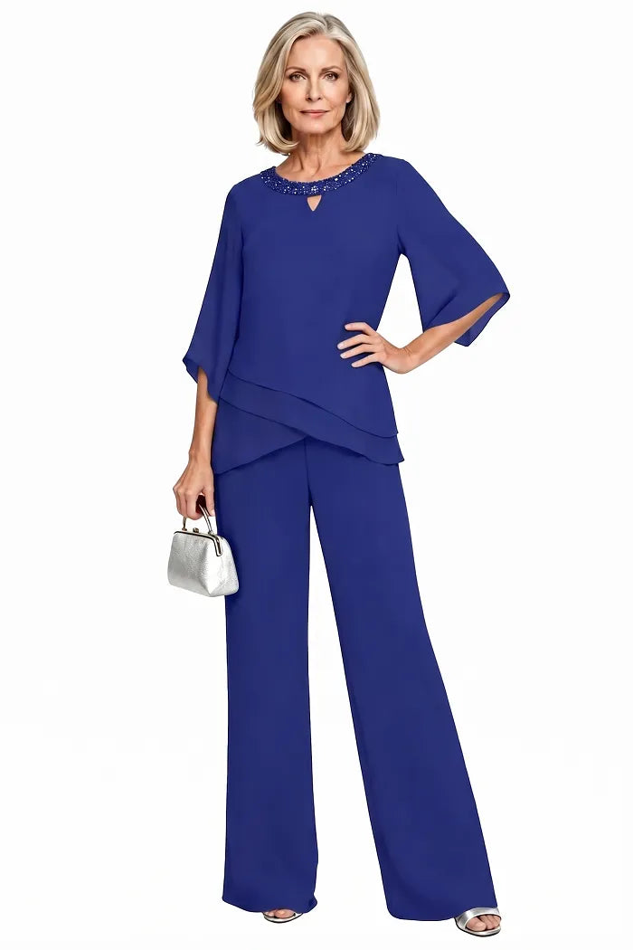 Zoé — Tailleur Pantalon Décontracté Élégant