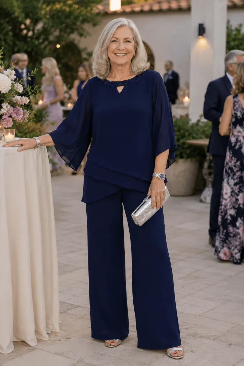 Zoé — Tailleur Pantalon Décontracté Élégant