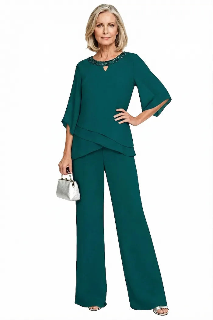 Zoé — Tailleur Pantalon Décontracté Élégant