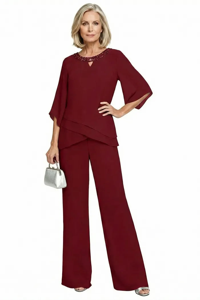 Zoé — Tailleur Pantalon Décontracté Élégant