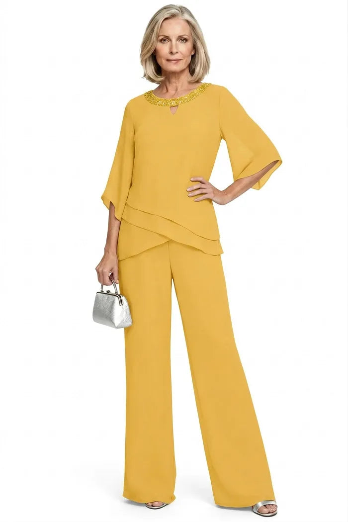 Zoé — Tailleur Pantalon Décontracté Élégant