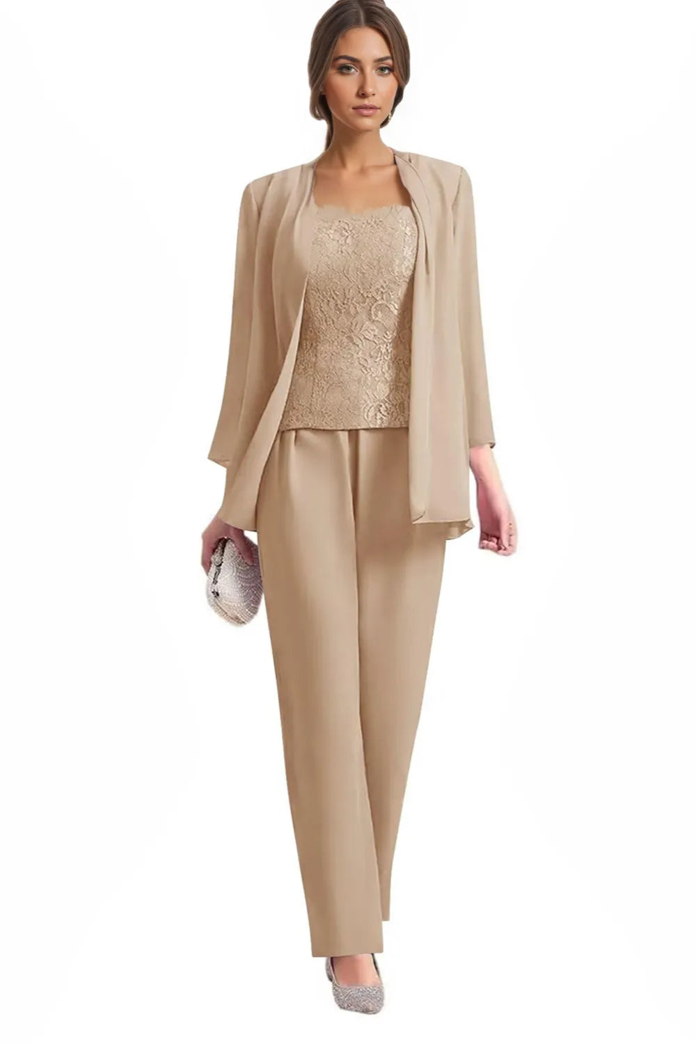 Viviane — Tailleur Pantalon 3 Pièces Chic