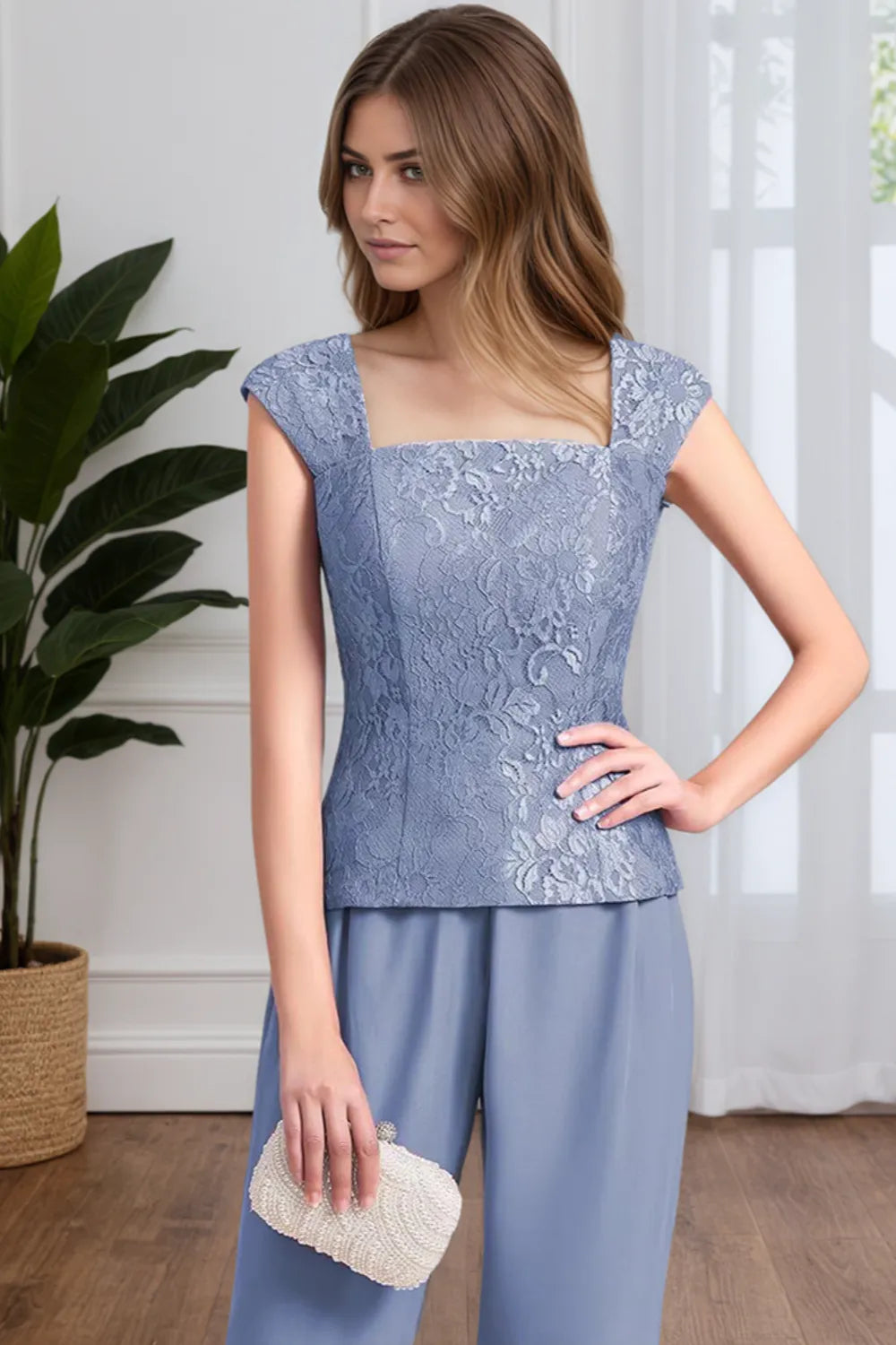 Viviane — Tailleur Pantalon 3 Pièces Chic