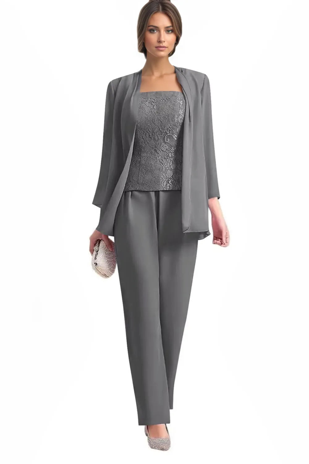 Viviane — Tailleur Pantalon 3 Pièces Chic
