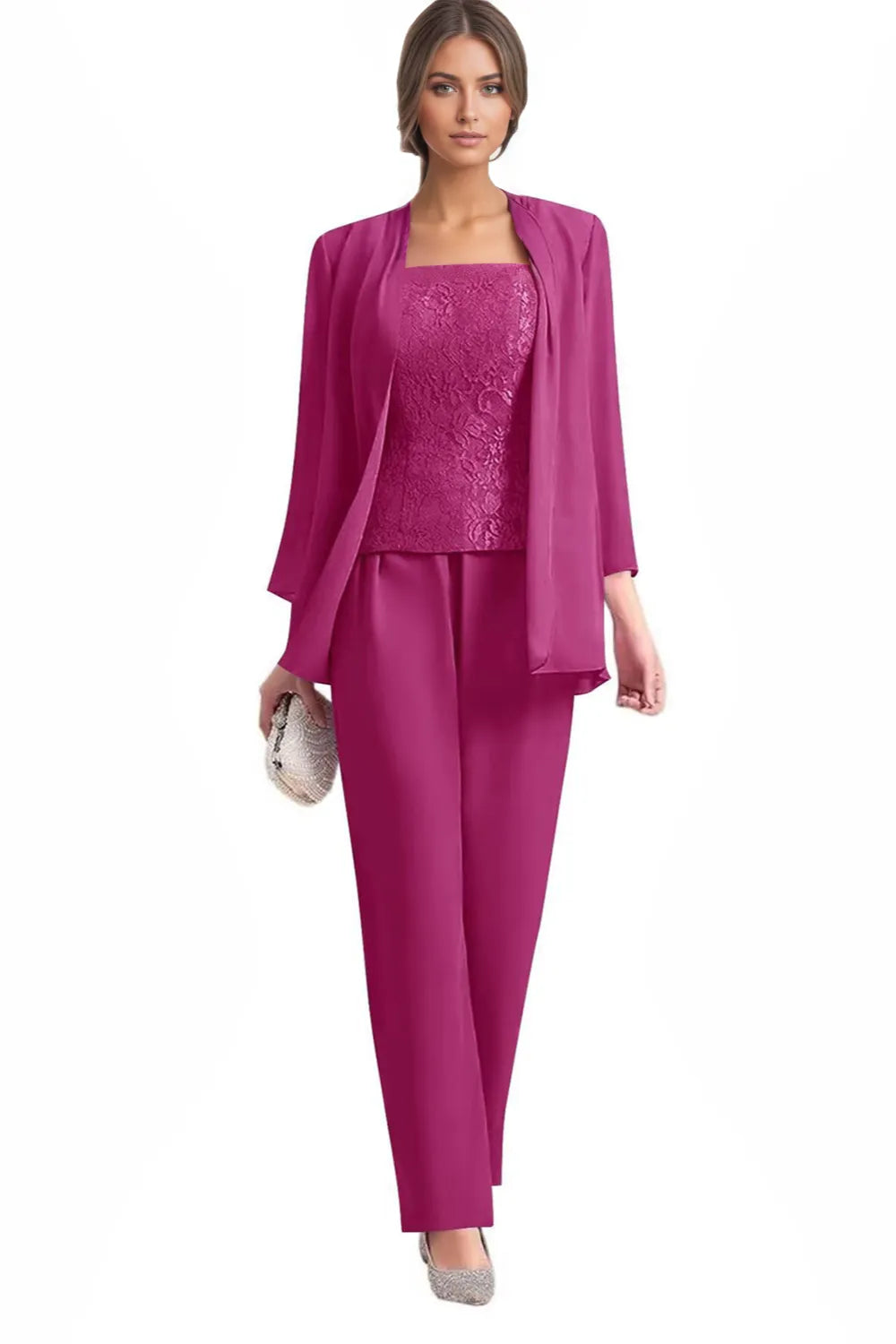 Viviane — Tailleur Pantalon 3 Pièces Chic