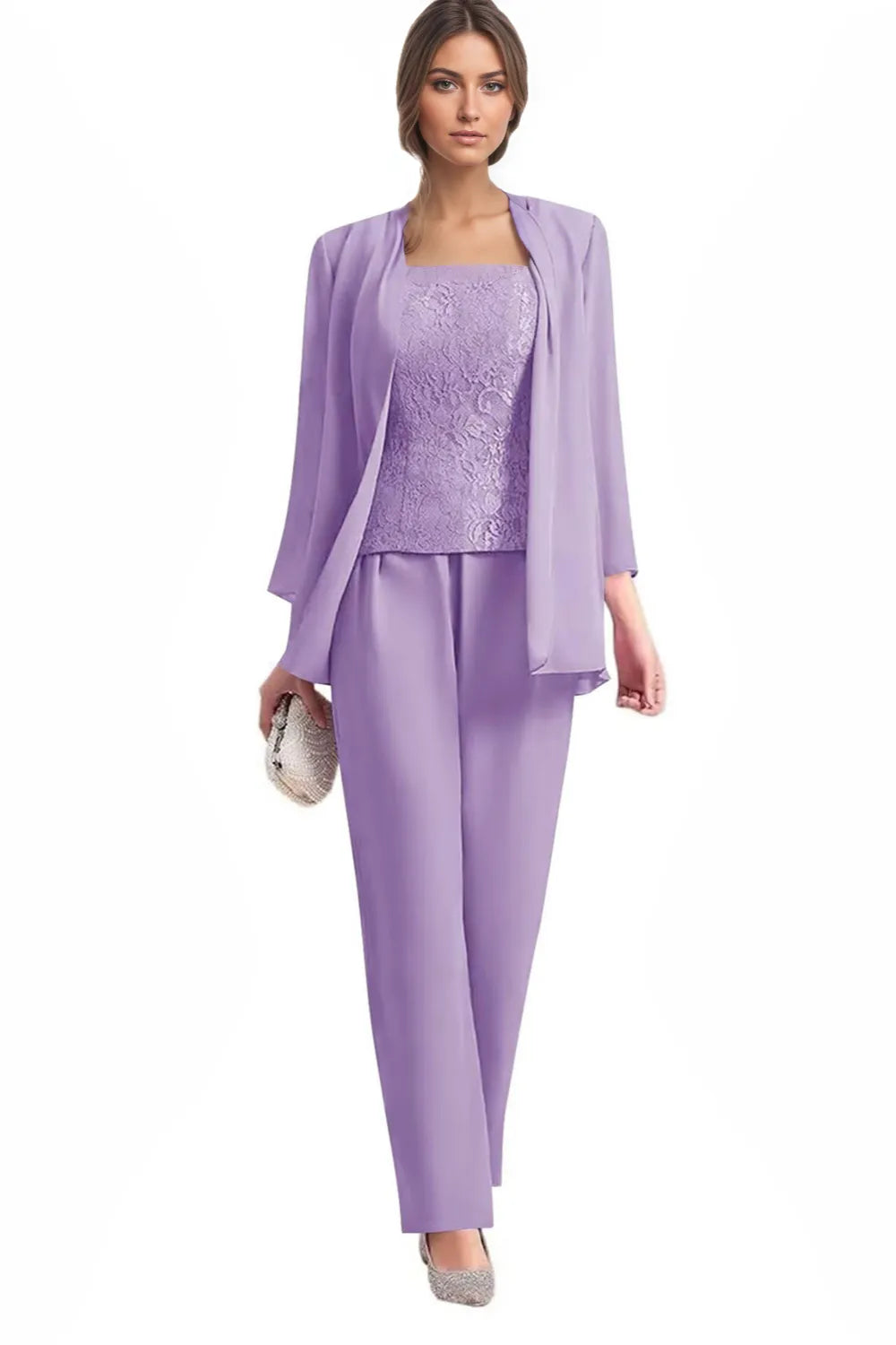Viviane — Tailleur Pantalon 3 Pièces Chic