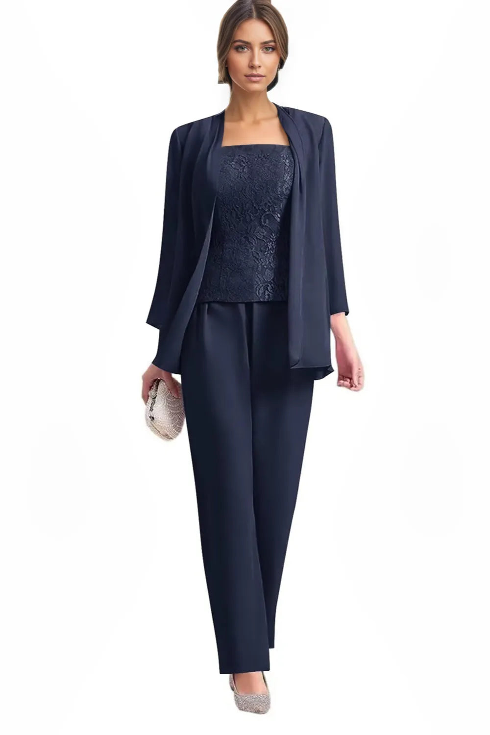 Viviane — Tailleur Pantalon 3 Pièces Chic