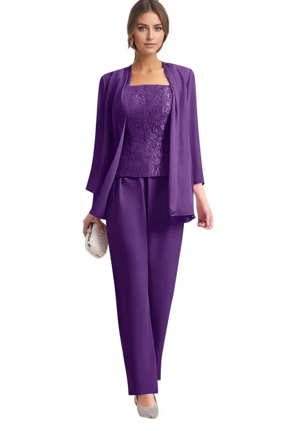 Viviane — Tailleur Pantalon 3 Pièces Chic