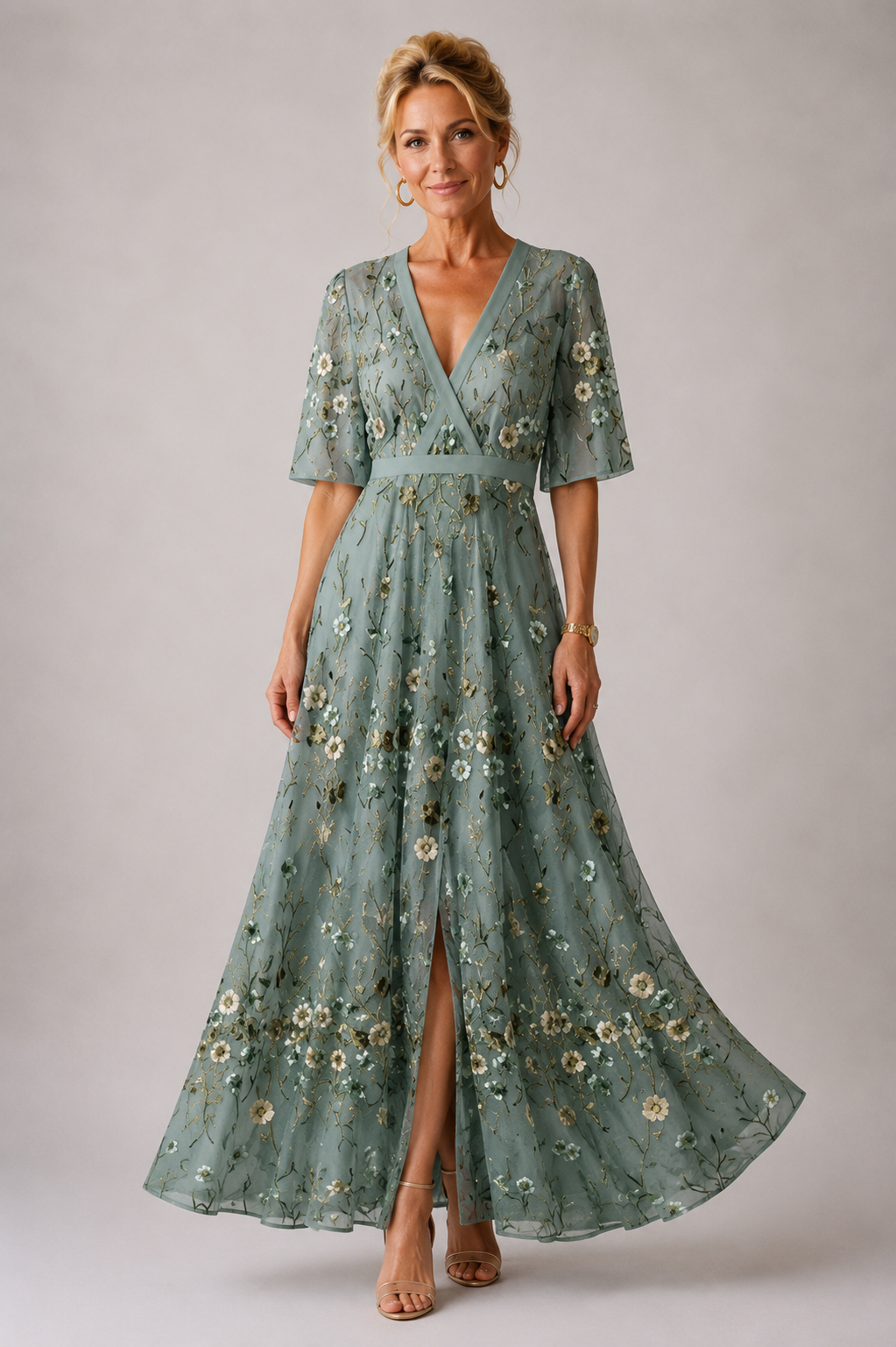 Yolande — Robe Chic à Imprimé Floral